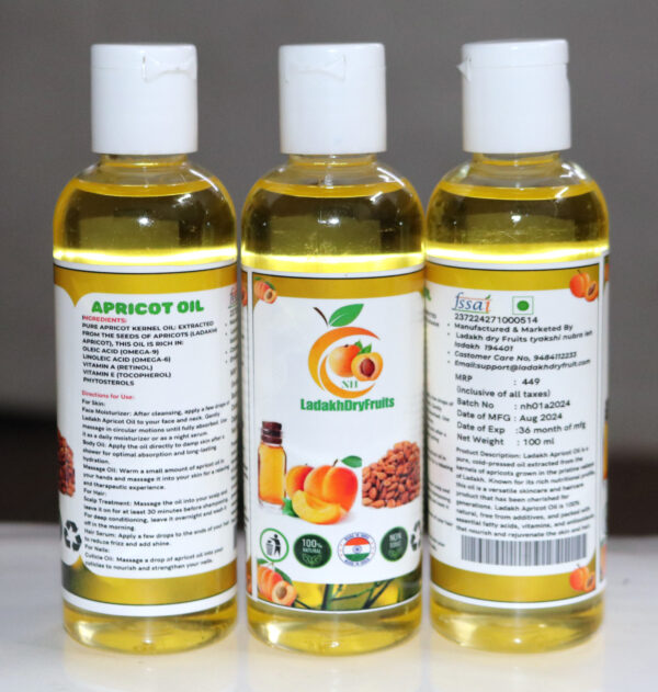 Apricot  oil 100ml - Image 4